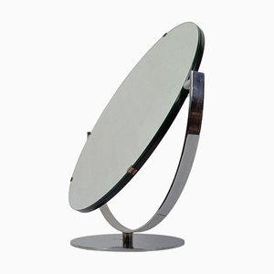 Vintage Eye Wear Counter Mirror with Adjustable Stand in Polished Chromed Metal, 1970s