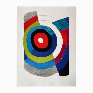 Sonia Delaunay, Target, 1974, Lithograph