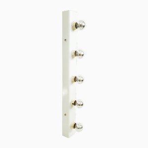 Model 50 Wall Lamp in White Metal by Gino Sarfatti for Arteluce, 1968