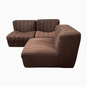 Italian Modular Wool Sofa by Tito Agnoli for Arflex, Italy, 1970s, Set of 3