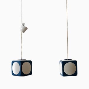 Hanging Lamps by Lars Schiøler for Hoyrup, 1960s, Set of 2