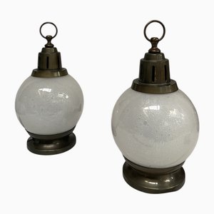 Murano Glas Lampen, 1960er, 2er Set