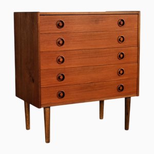 Vintage Danish Chest of Drawers in Teak, 1960s