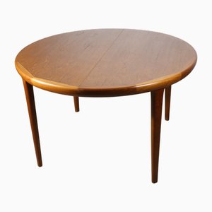 Mesa extensible escandinava vintage de teca de Spøttrup, 1960