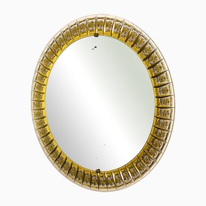Miroir d'Art en Cristal, Italie, 1950s