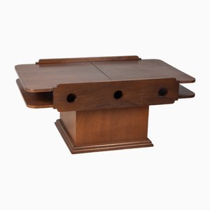 Vintage Italian Coffee Table with Cover, 1960s