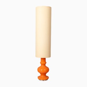 Lampadaire Vintage en Verre Orange, Italie, 1970s