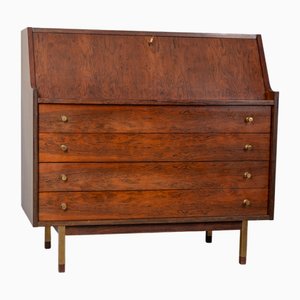 Aparador Sescretary vintage de palisandro de Gianfranco Frattini para Bernini