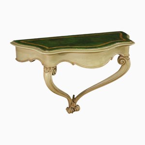 Italian Lacquered and Painted Console Table, 1970