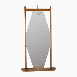 Italienischer Vintage Wandspiegel mit Ablage, 1960er