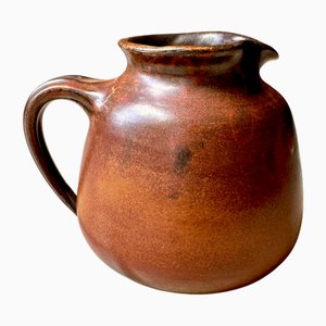 Studio Ceramic Art Jug by Elmar & Maria Kubicek, 1960s