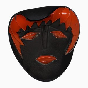 Masque Bicolore Sconce by Fernand Elchinger, 1950s