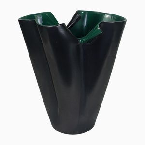 Mid-Century Green Vase by Fernand Elchinger, 1950s