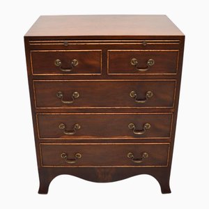 Commode à Tiroirs Géorgienne Antique en Bois d'If, 1930