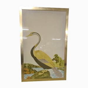 Tapisserie en Soie par Fabbriziani & Calandra, 1970s