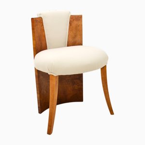 Art Deco Burr Walnut Stool, 1930