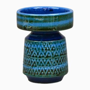 Handmade Viking-Inspired Ceramic Candlestick from Itrifa, Norway, 1970s