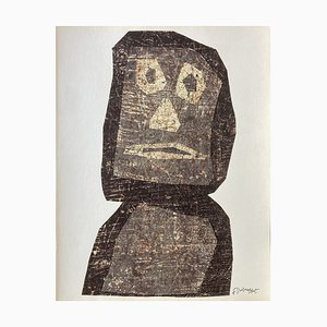 Dopo Jean Dubuffet, Composizione per XXe siècle Art Magazine, 1958, Litografia