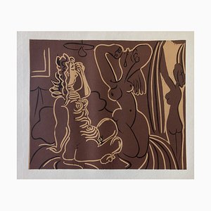 After Pablo Picasso, Three Women, Cercle d'Art, 1962, Linocut