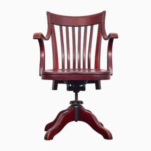 Sedia Capua vintage in faggio e mogano di Adolf Loos per Thonet, anni '20