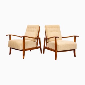 Set of Mid-Century Modern Armchairs by Karoly Nagy, 1940s