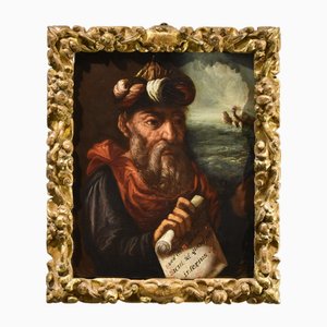 Flemish Mannerist Artist, Portrait of the Alchemist Ermeto, 17th Century, Oil on Panel