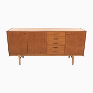 Scandinavian Teak and Oak Sideboard, Sweden, 1960s