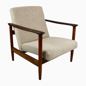 Beige Bouclé GFM-142 Stuhl von Edmund Homa, 1970er