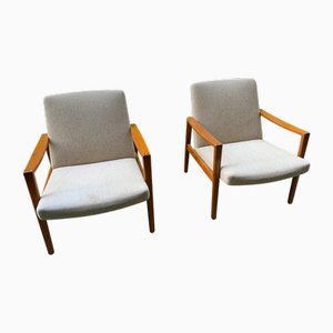 Set de Fauteuils en Teck, Danemark, 1970s