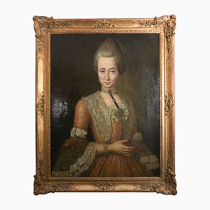Principessa Anna Victoria Maria de Rohan di Soubise, inizio XIX secolo, olio su tela, con cornice