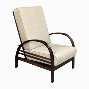 Art Deco Reclining Armchair, 1930s
