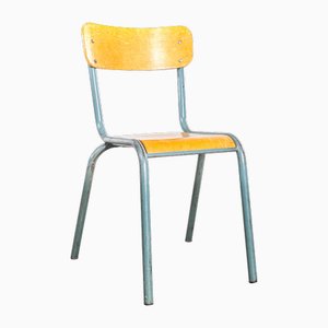 Stacking Dining Chair with Wide Back Rest from Mullca, 1950s