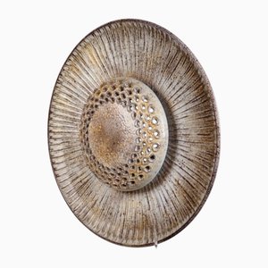Danish Ceramic Eclipse Wall Light from Sejer Keramik, 1960s