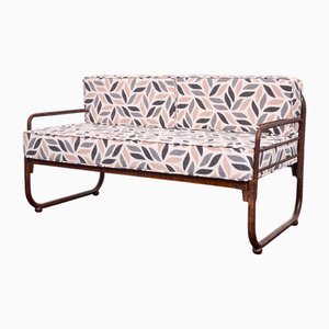 Bauhaus-Style Tubular Steel Sofa by Franz Singer, 1920s