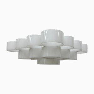 Mid-Century Modern Acrylic Circles Ceiling Lamp, 1970s