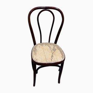 Art Nouveau Bistro Chair with Vienna Straw Seat by Michael Thonet for Thonet, 1930s