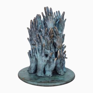 Gino Masciarelli, Hands of Peace, 1970, Bronze