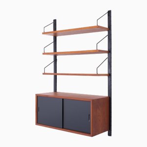 Sistema de pared Royal modular de Poul Cadovius, años 60. Juego de 6