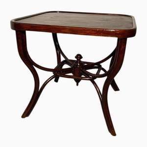Tavolo da gioco con base intagliata di Michael Thonet per Thonet, prima del 1890
