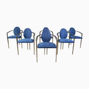 Vintage Dining Chairs from Belgo Chrom, 1980s, Set of 6