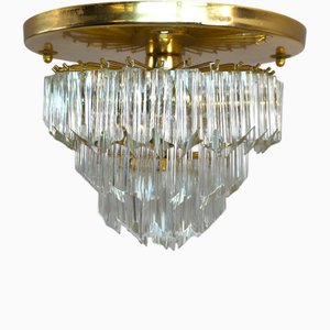 Novaresi Murano Deckenlampe mit Messing