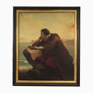 Mauro Conconi, Cristoforo Colombo, 1853, Olio su tela, In cornice