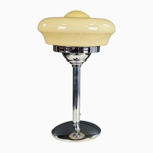 Lámpara de mesa Art Déco de cromo, años 30