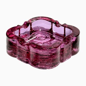 Cendrier en Verre Alexandrite, 1970s