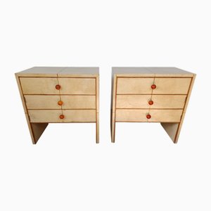 Parchment Nightstands, Set of 2