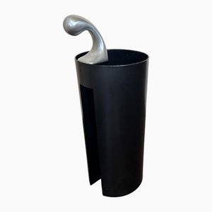 Porte-Parapluie Moderniste en Métal et Abs Noir Modèle Golf par Magis, Italie, 1980s