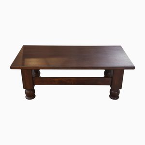 Rustic Oak Coffee Table, 1960s