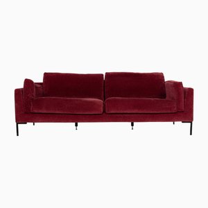 Purple Fabric 3-Seater Sofa from Brühl