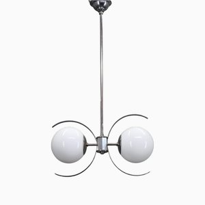 Bauhaus Chandelier, Czechoslovakia, 1940s