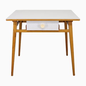 Side Table with Formica Top and Drawer, Czechoslovakia, 1960s